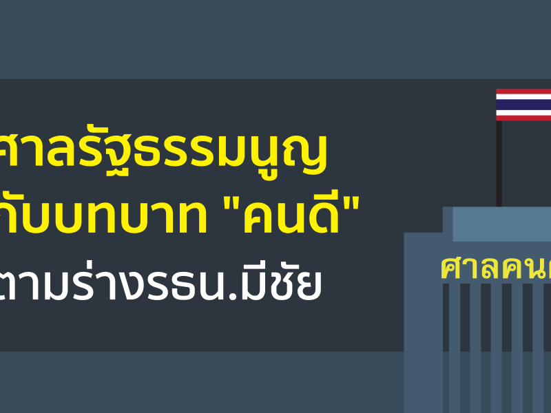 สรุปร่างรัฐธรรมนูญ: ศาลรัฐธรรมนูญกับบทบาท “คนดี” ของมีชัย