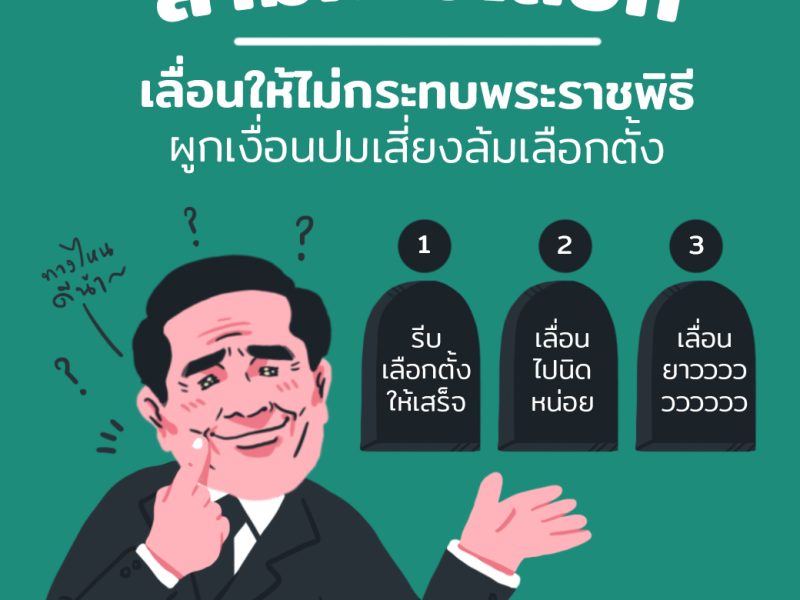 ‘สามทางเลือก’ เลือกตั้งไม่กระทบพระราชพิธีแต่เสี่ยงล้มเลือกตั้ง