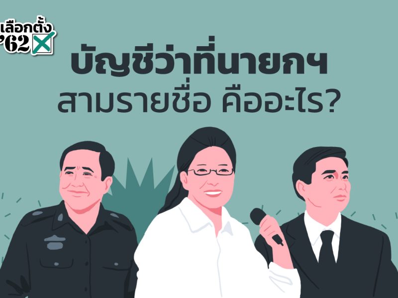 เลือกตั้ง 62: บัญชีว่าที่นายกฯ สามรายชื่อ คืออะไร