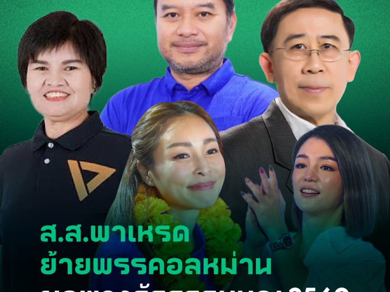 เลือกตั้ง66: ส.ส.พาเหรดย้ายพรรคอลหม่าน ผลพวงรัฐธรรมนูญ 2560